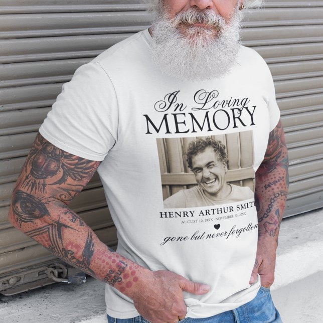 Personalized Photo In Loving Memory T-Shirt (Creator Uploaded)