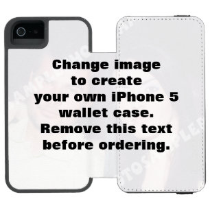 Personalized photo iPhone 5 wallet case. Incipio Watson™ iPhone 5 Wallet Case