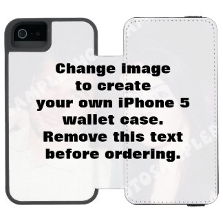 Personalized photo iPhone 5 wallet case. Incipio Watson™ iPhone 5 Wallet Case