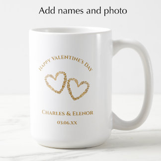 Personalized Photo Keepsake Valentines Day Gift Coffee Mug
