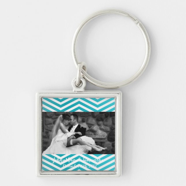 Personalized Photo Key Chain Boho Cacti Cactus Suc (Front)