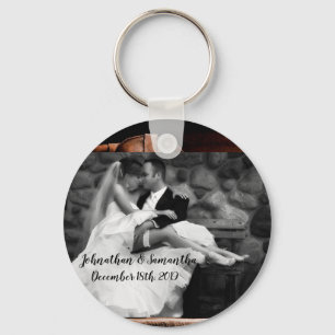 Personalized Photo Key Chain Cowboy Boots Barn Woo