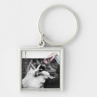 Personalized Photo Key Chain zombie blood drip vam