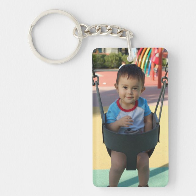 Personalized Photo Keychain (Front)