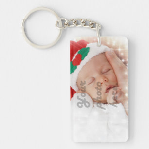 Personalized photo keychain