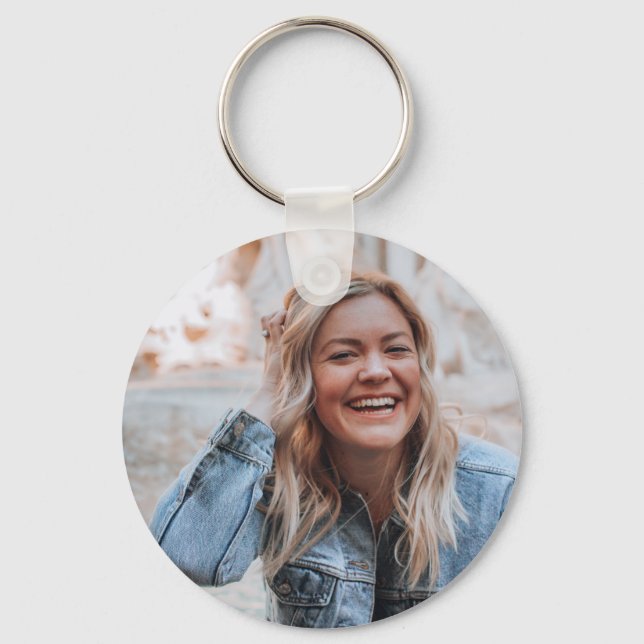 Personalized Photo Keychain (Front)