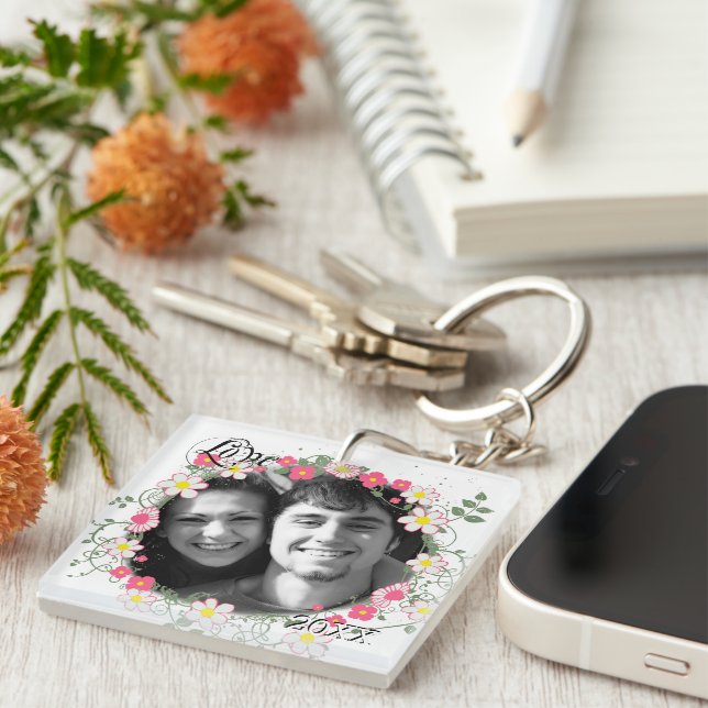Personalized Photo Keychain (Front Right)