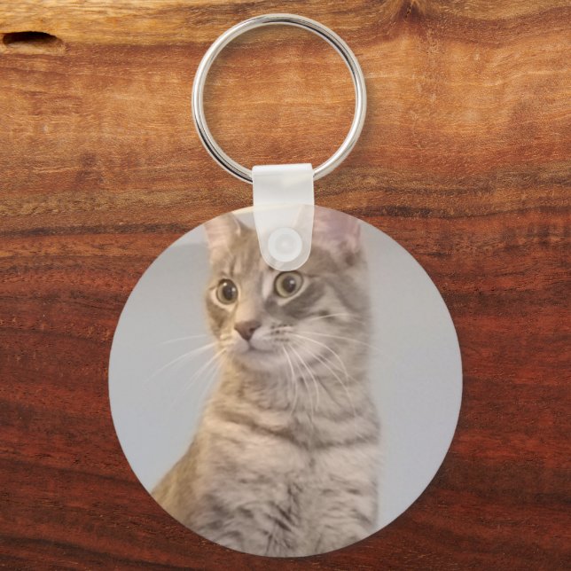 Personalized Photo  Keychain (Back)
