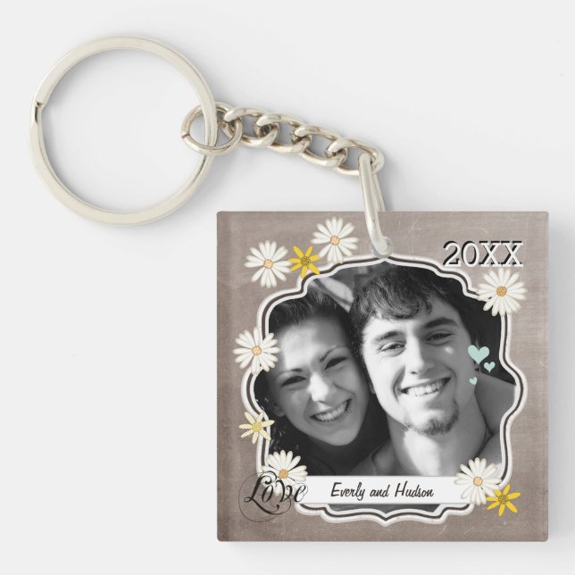 Personalized Photo Keychain (Front)