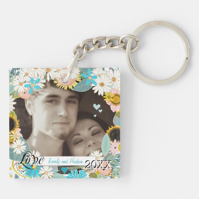 Personalized Photo Keychain (Back)
