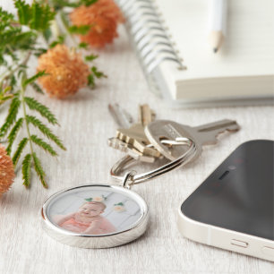 Personalized photo keychain