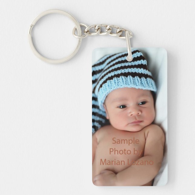 Personalized Photo Keychain (Front)