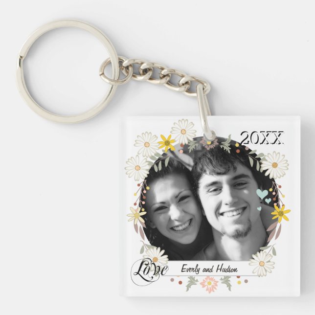 Personalized Photo Keychain (Front)