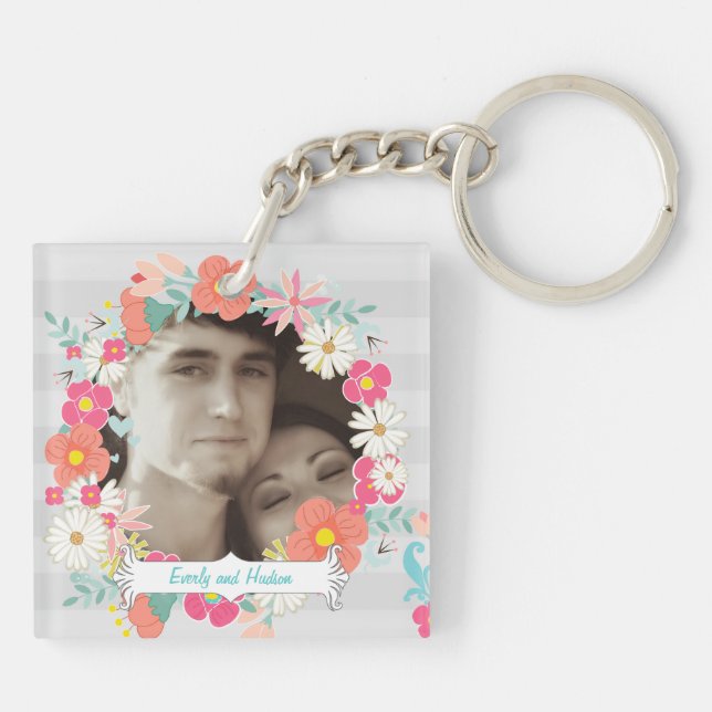 Personalized Photo Keychain (Back)
