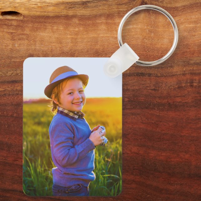 Personalized  Photo Keychain (Back)