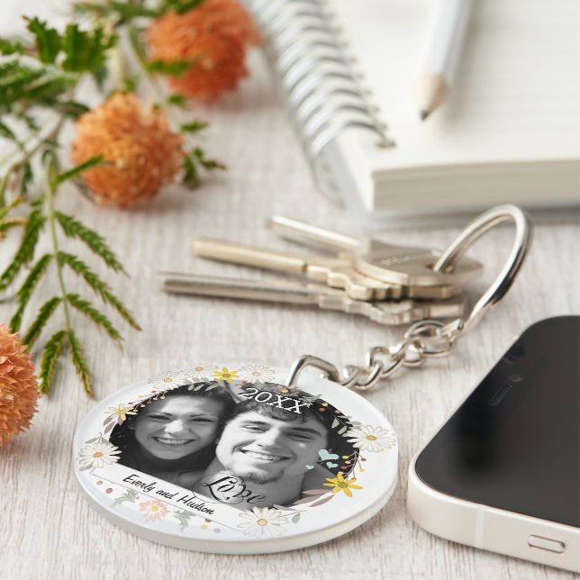 Personalized Photo Keychain (Front Right)