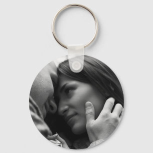 Personalized photo keychain, Couple Custom photo, Keychain