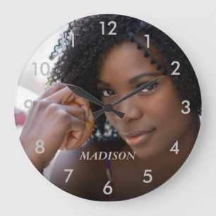 Personalized Photo Large Clock