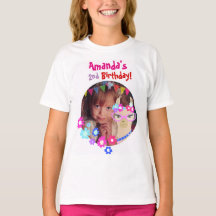 Personalized Photo Llama Birthday party girls