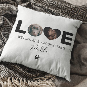 Personalized Photo   Love   Pet Throw Pillow