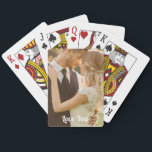 Personalized Photo Love Script Playing Cards<br><div class="desc">Easily add your custom photo to these cool playing cards. Choose the game type from the options menu.</div>