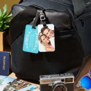 Personalized Photo Luggage Tag