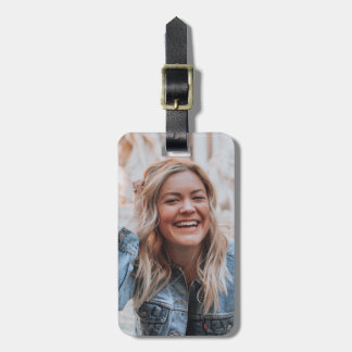 Personalized Photo Luggage Tag
