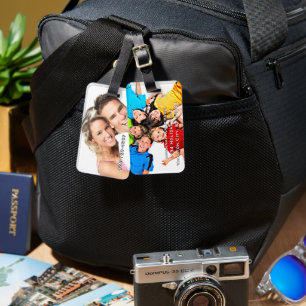 Personalized Photo Luggage Tag