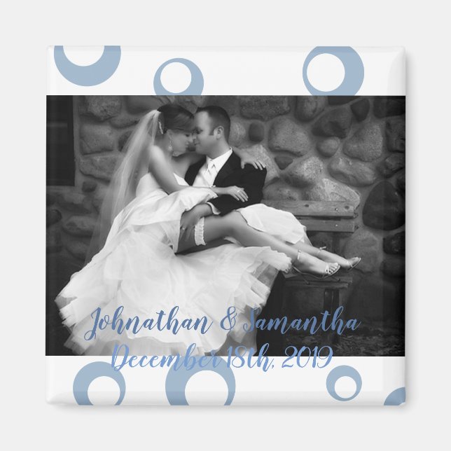 Personalized Photo Magnet Seahorse Sea Ocean Beach (Front)