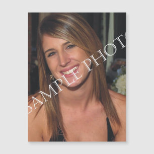 Personalized photo magnetic postcard Make your own