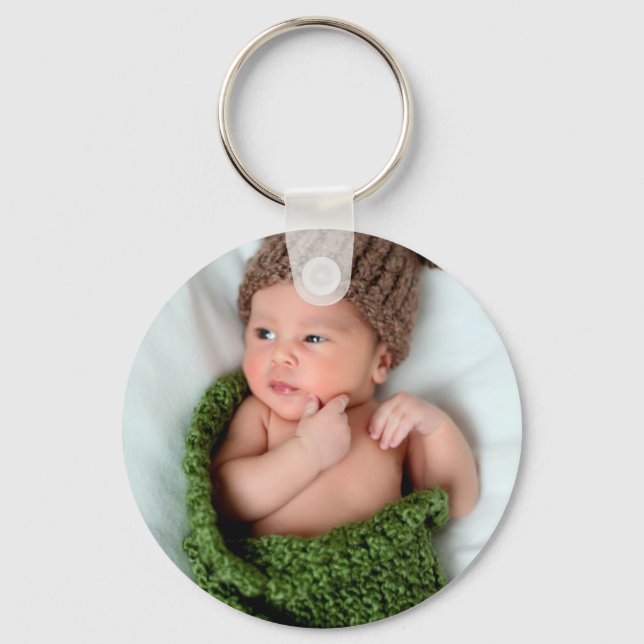 Personalized Photo Make It Yourself Keychain (Front)