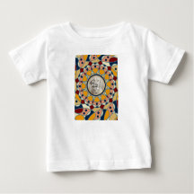Personalized Photo Mandala Design Baby Shirt