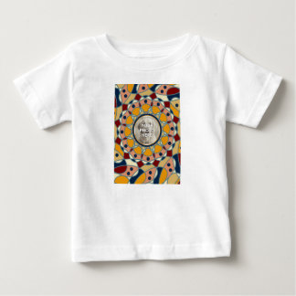 Personalized Photo Mandala Design Baby Shirt