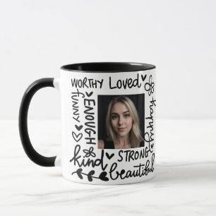 Personalized Photo Manifestation Inspirational Mug