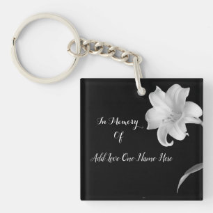 Personalized Photo Memoria Keychain