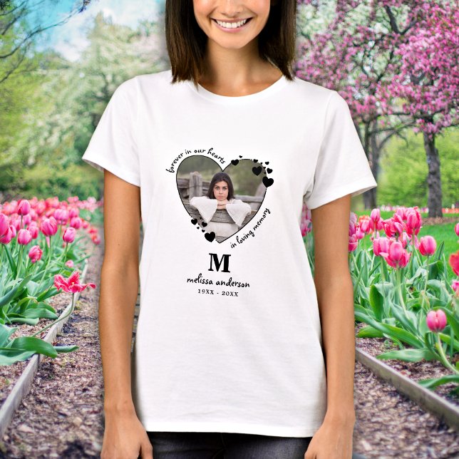 Personalized Photo Memorial In Loving Memory  T-Shirt (Creator Uploaded)