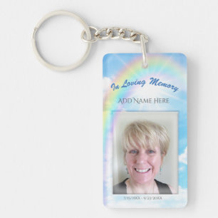 Personalized Photo Memorial Keychain