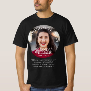 Personalized Photo Memorial T-Shirt