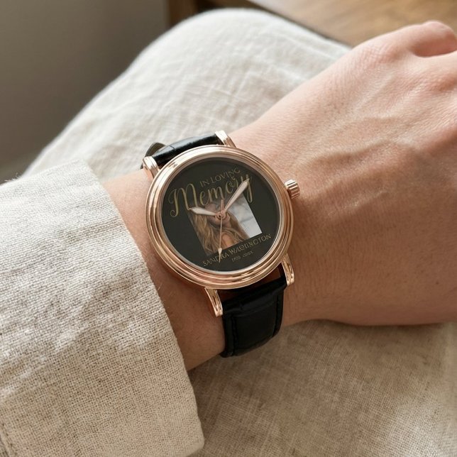 Personalized Photo Memorial Watch (Creator Uploaded)