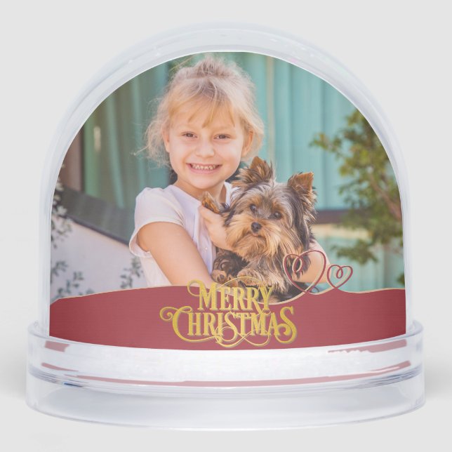 Personalized Photo Merry Christmas Custom Name (Avant)