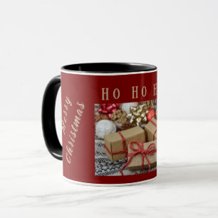 Personalized Photo Merry Christmas & Joy Coffee Mu Mug