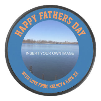 Personalized Photo Message Hockey Puck
