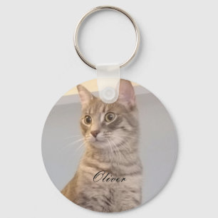 Personalized Photo Metal Circle Keychain