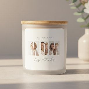 Personalized Photo MOM   Custom Mother’s Day  Square Sticker