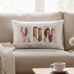 Personalized Photo MOM Mother’s Day Lumbar Pillow