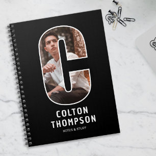 Personalized Photo Monogram Notebook
