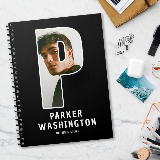 Personalized Photo Monogram Notebook (Creator Uploaded)