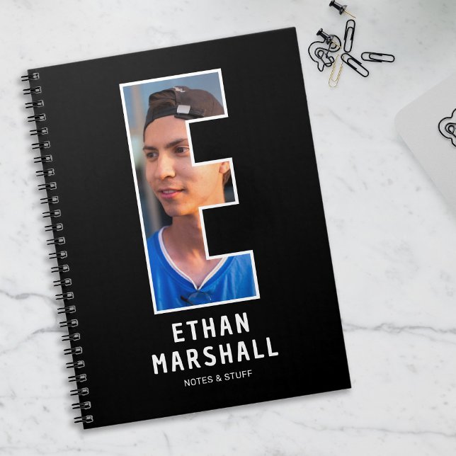 Personalized Photo Monogram Notebook (Creator Uploaded)