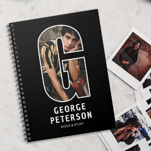 Personalized Photo Monogram Notebook