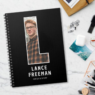 Personalized Photo Monogram Notebook